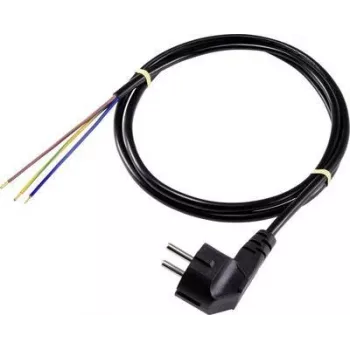 Kabel zasilający Sygonix SY-5043480 czarny 3,00 m