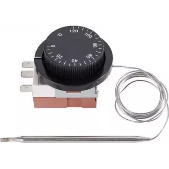 SYGONIX Termostat wbudowany 0 do +120°C, czujnik kapilarny, 16A SPDT (SY-5044424)