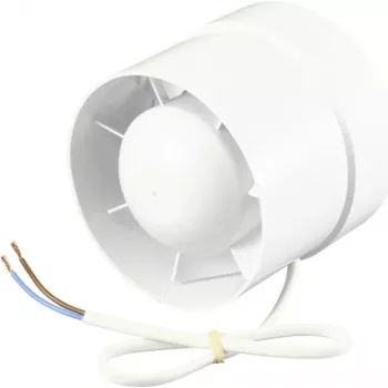 Sygonix SY-5233248 Wentylator kanałowy 230 V/AC 130 m³/h 100 mm Biały