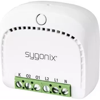 Sygonix SY-4699844 Inteligentna wtyczka Wi-Fi z monitoringiem energii, 3680 W, typ F, do użytku wewnętrznego, współpracuje z Alexa i Google Home
