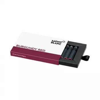 Montblanc Bordowe Czerwone Wkłady Atramentowe do Piór Wiecznych, 8 szt. (105199)