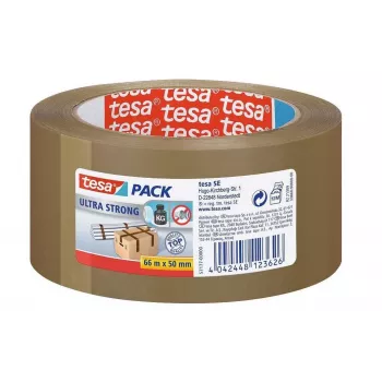 tesa ULTRA STRONG 57177 Taśma pakowa brązowa 66 m x 50 mm 6 rolek