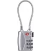 Sygonix SY-5044450 Zamek szyfrowy na linkę 3-cyfrowy 33 mm Srebrny