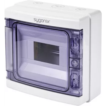 Sygonix SY-5491852 Natynkowa mała rozdzielnica, 8 modułów, 1 rząd, biała