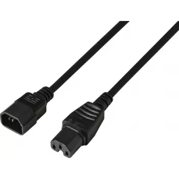 Przewód zasilający Sygonix SY-7154268 CEE 7/7 do IEC C13 3 m Czarny