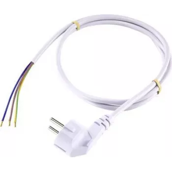 Przewód zasilający Sygonix SY-5043486 CEE 7/7 do IEC C13 biały 1,5 m