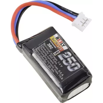 Reely LiPo akumulator 7,4 V 250 mAh 2S 30C Softcase Flat Connector (RE-7845954)