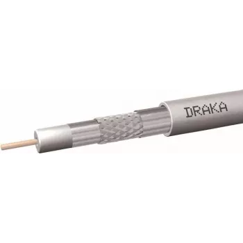 Draka Coax10AD10SAL kabel koncentryczny 75 Ohm 100m krążek biały PE 60014932