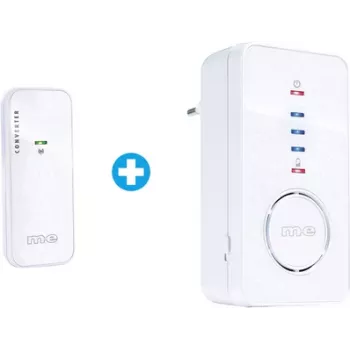 m-e modern-electronics 41163 Zestaw dzwonka bezprzewodowego (Funkgong Komplett-Set)