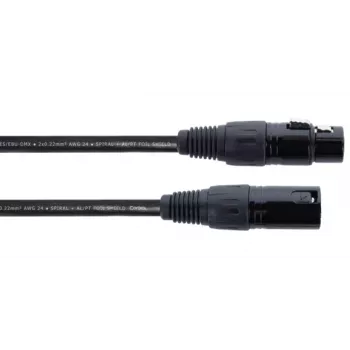 Cordial ED 5 FM kabel połączeniowy XLR 5m czarny 14902