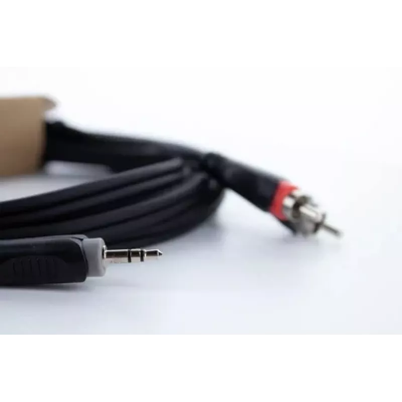 Kabel adapter Y audio Cordial 14855 3,5 mm stereo jack na 2x RCA, 1,5 m, czarny