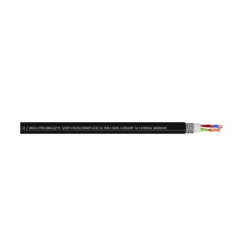 Cordial 15563 kabel sieciowy CAT 5e S/UTP, RJ45, 20 m, czarny, powłoka PUR