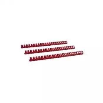LMG plastikowe grzbiety do oprawy grzbietowej 19 mm czerwone 100 sztuk (BRP190-RO)