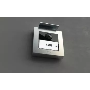 M-E MODERN-ELECTRONICS VDV-2010 S Przewodowy wideodomofon z jednostką zewnętrzną RFID, srebrny 41264