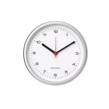 PEWETA Zegar ścienny radiowy Design Silver 305 mm 51.001.213