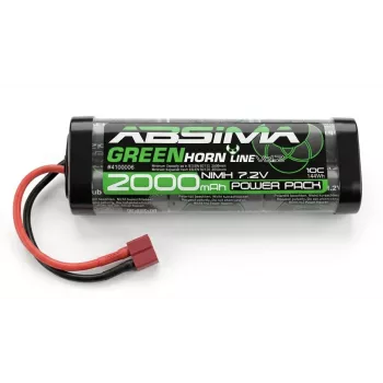 Absima Greenhorn akumulator NiMH 7.2V 2000mAh T-Plug Softcase do modeli RC