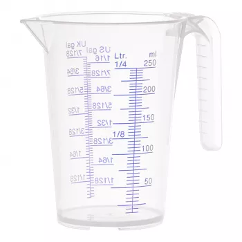 Pressol 07 060 Miarka 0,25 L PP Przezroczysta z Dzióbkiem i Uchwytem