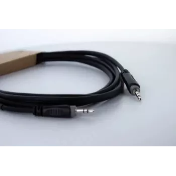 Cordial 14830 kabel audio jack 3,5 mm 3 m czarny skrętka PVC