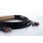 Cordial 14835 kabel audio RCA 1m czarny podwójny PVC