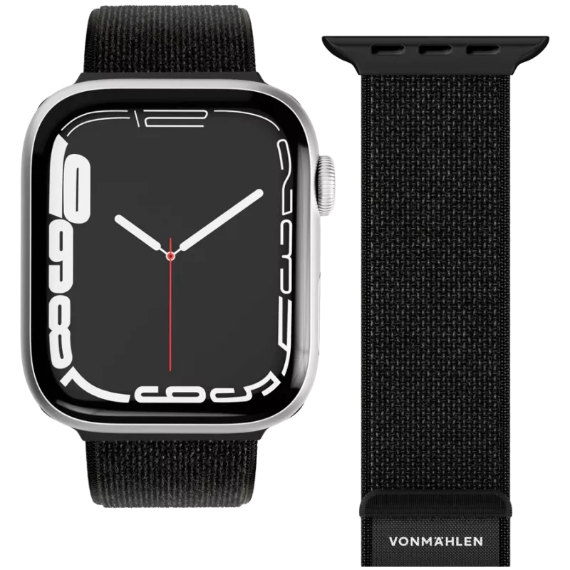 VONMÄHLEN Fitness Loop 2 pasek do zegarka Apple Watch 40/41/42mm, czarny