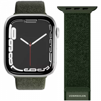VONMÄHLEN Fitness Loop 2 pasek do zegarka Apple Watch 44mm, 45mm, 49mm - oliwkowy