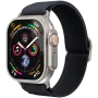 VONMÄHLEN Classic Nylon Loop pasek do zegarka Apple Watch 44/45/46/49mm, granatowy, uniwersalny rozmiar