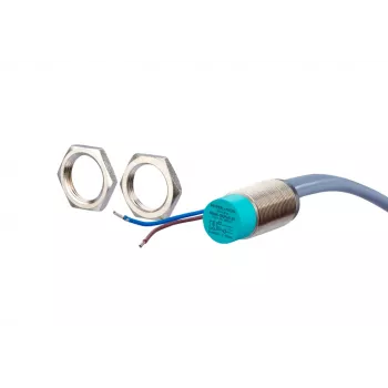 METZ CONNECT indukcyjny czujnik zbliżeniowy 2-przewodowy DC M12 wpuszczany NO 2mm IP67 kabel 2m 110149