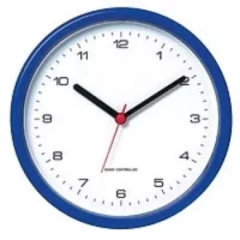 PEWETA Zegar ścienny radiowy Design Blue 300 mm DCF77 Kwarcowy 51.001.216