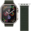 VONMÄHLEN Pleciona pętla do Apple Watch 44/45/46/49mm, oliwkowa