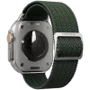 VONMÄHLEN Pleciona pętla do Apple Watch 44/45/46/49mm, oliwkowa