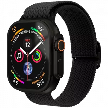 VONMÄHLEN Woven Loop 40, 41, 42mm One Size, All Black