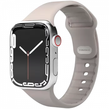 VONMÄHLEN Classic Band 2 do Apple Watch 40/41/42mm, kremowy pasek ze skóry pełnoziarnistej