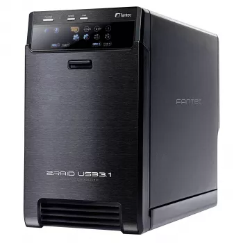 FANTEC QB-X2U31R 2-komorowa obudowa RAID USB 3.1 Gen 2 2133