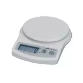 MAULalpha cyfrowa waga listowa 5 kg, srebrna, g/oz, jeden przycisk, zasilanie bateryjne 1645002