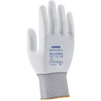 Rękawice ochronne Uvex phynomic lite w, rozmiar 9, szare/białe 6004109
