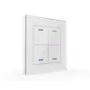 MDT BE-GTL4TW.01 Szklany przełącznik II Light 4-przyciskowy biały