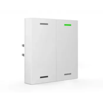 MDT BE-TAL63T2.01 KNX Przycisk Sensorowy Light 63, 2-krotny, RGBW, Czujnik Temperatury, Studio White Glossy