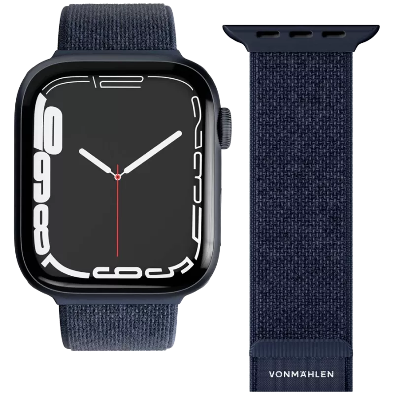 VONMÄHLEN Fitness Loop 2 pasek do smartwatcha do Apple Watch 40/41/42mm, granatowy, uniwersalny