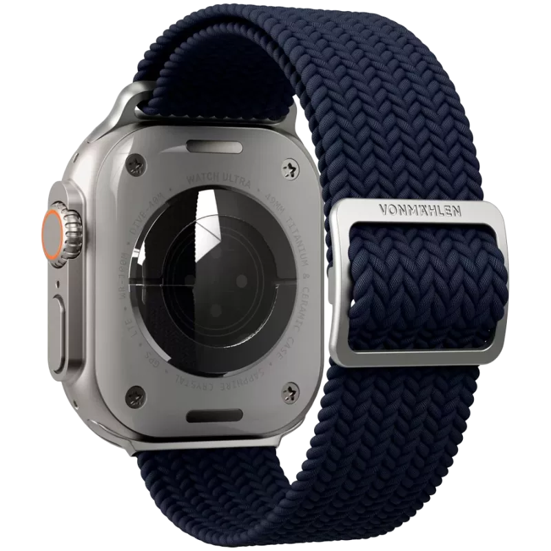 VONMÄHLEN Woven Loop do Apple Watch 40/41/42mm, granatowy
