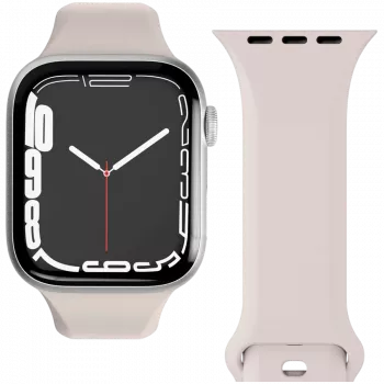VONMÄHLEN Classic Band 2 do Apple Watch 44mm, 45mm, 49mm, One Size, kremowy