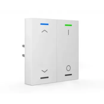 MDT BE-TAL63T2.C1 KNX Przycisk Sensor 2-krotny RGBW, Studio White Glossy
