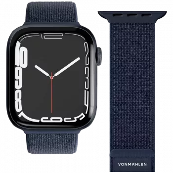 VONMÄHLEN Fitness Loop 2 pasek do smartwatcha na koperty 44mm, 45mm, 46mm, 49mm, uniwersalny, granatowy