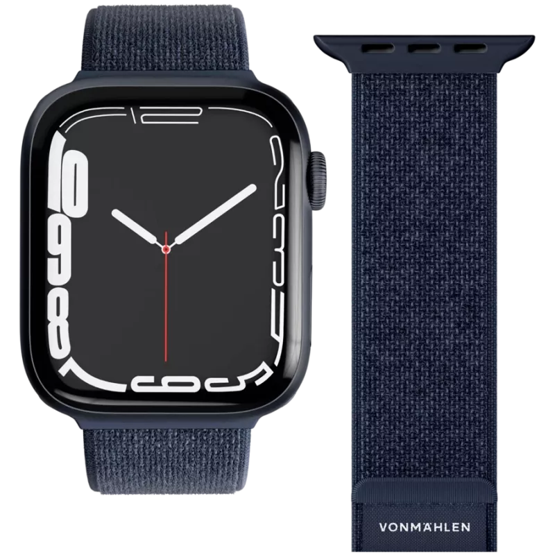 VONMÄHLEN Fitness Loop 2 pasek do smartwatcha na koperty 44mm, 45mm, 46mm, 49mm, uniwersalny, granatowy