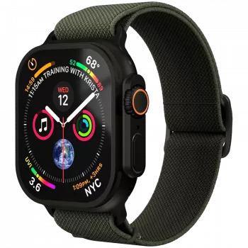 VONMÄHLEN Classic Nylon Loop 44/45/49mm One Size Oliwkowy Czarny