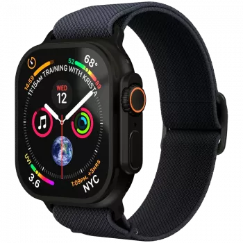 VONMÄHLEN Classic Nylon Loop do Apple Watch 38/40/41mm, Navy Black