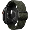 VONMÄHLEN Woven Loop do Apple Watch 44/45/46/49mm, Olive Black
