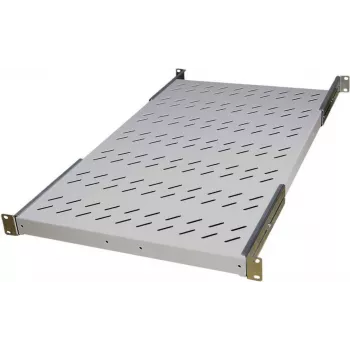 IT-BUDGET 19 inch Stała półka rack / Taca na urządzenia, ładowność 150 kg, głębokość 750 mm, jasnoszara 90ITB19FBX750G
