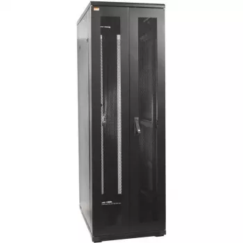 Szafa serwerowa IT-BUDGET 19 inch SRK - 38U - 800x1000 mm - Perforowane podwójne drzwi przednie i tylne - Kanały kablowe - Zmotowana - Czarna 99ITB19SRK38810DTSNM
