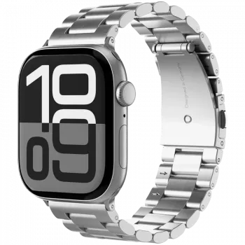 VONMÄHLEN Link Bracelet 2 do Apple Watch 40/41/42mm, stal nierdzewna, srebrny