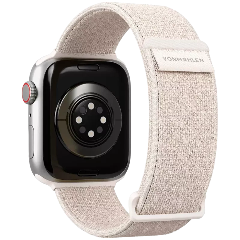 VONMÄHLEN Fitness Loop 2 pasek do zegarka do Apple Watch 44/45/46/49mm, kremowy